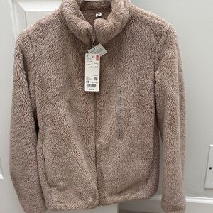 Cozy Tan Fleece Jacket